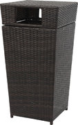 Wicker Trash Can