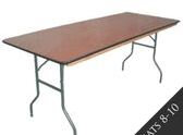 8ft Wooden Banquet Table 