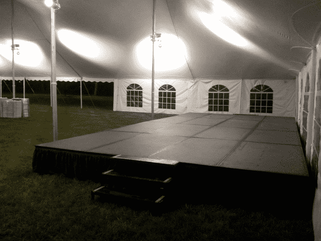 16ft x 24ft stage with step sets
