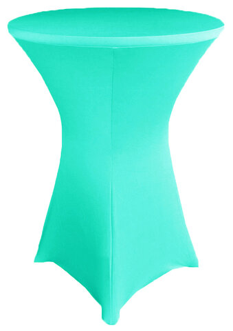 Spandex High Top Table Cover (Aqua)