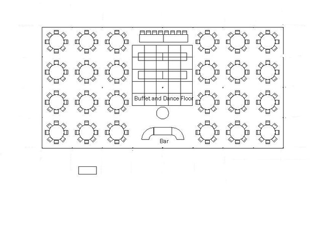 40ft x 80ft Pole Tent Layout