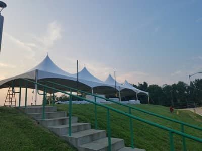 20ft x 80ft High Peak Frame Tent