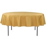 Gold 90 Inch Round Table Linen