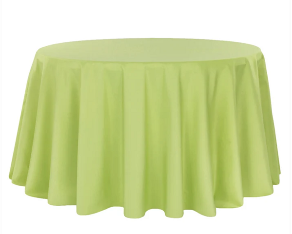 Apple Green 120 Inch Round Table Linen