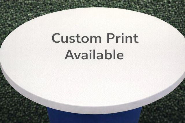 Custom High Top Table Topper
