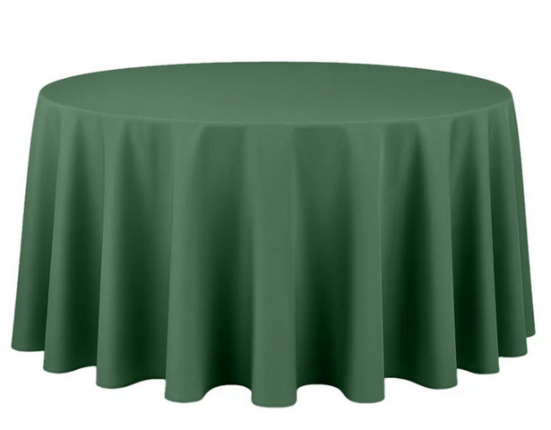 Forest Green 120 inch Round Table Linen