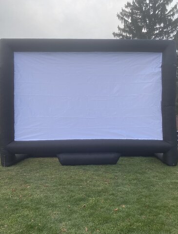 rent inflatable screen and projector