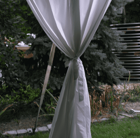 Tent Draped Style Side Pole Covers