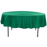 Emerald Green 90 Inch Round Table Linen