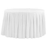 White Skirting 21Ft x 29 Inch (No plastic tables) 21 clips