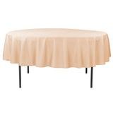 Champagne 90 Inch Round Table Linen