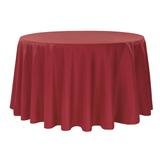 Apple Red 120 Inch Round Table Linen