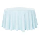 Baby Blue 120 Inch Round Table Linen