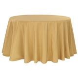 Gold 120 Inch Round Table Linen 