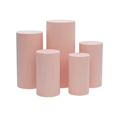 Pillar Spandex set of five Rose Gold