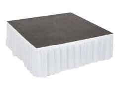 White Skirting 10Ft x 15 Inch (No plastic tables)