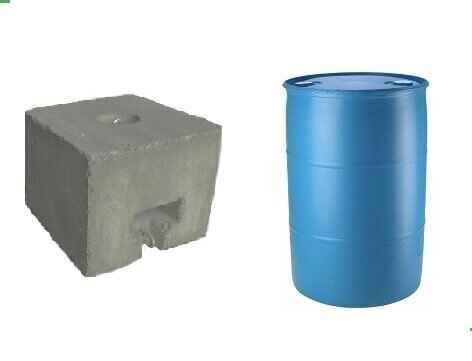 Water Barrel or Cement Block
