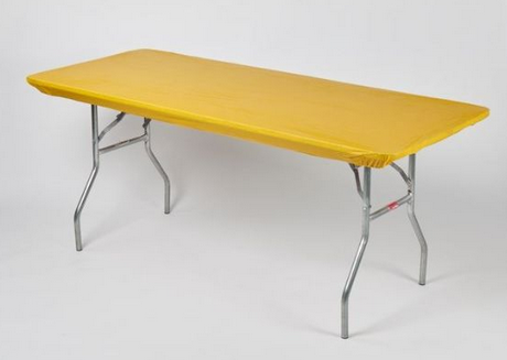 Kwik cover 6FOOT Rectangle table - YELLOW