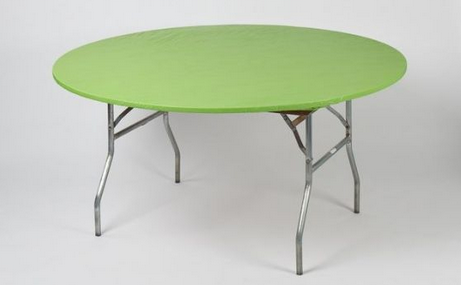 Kwik cover 60inch round table - LIME GREEN