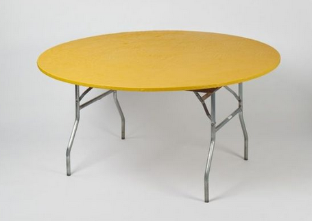 Kwik cover 48inch round table - YELLOW