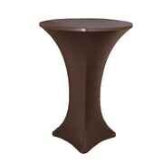 Spandex High Top Table Cover (Chocolate Brown)
