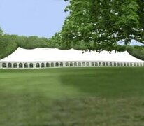 40ft x 180ft Pole Tent Grass Only Max Guests 512