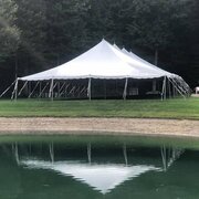 40ft x 80ft Pole Tent Grass Only Max Guests 224