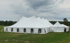 60ft X 100ft (6000 Sq Ft) Pole Tent Grass Only 10ft Legs