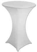 Spandex High Top Table Cover (White)