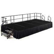 6ft x 16ft stage skirt and steps 