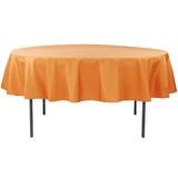 Burnt Orange 90 inch round table linen