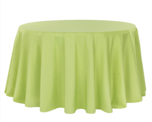 Apple Green 120 Inch Round Table Linen