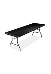 8FT long Black Plastic Table