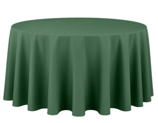 Forest Green 120 inch Round Table Linen