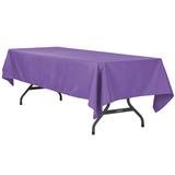 Purple 60 Inch x 120 Inch Rectangle Table Linen