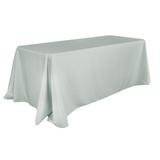 Gray/ Silver 90 Inch X 156 Inch Rectangle Table Linen