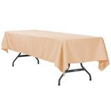 Champagne 60 Inch x 120 Inch Rectangle Table Linen