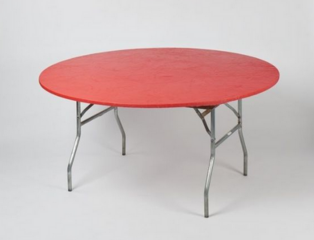 Kwik cover 48inch round table - RED
