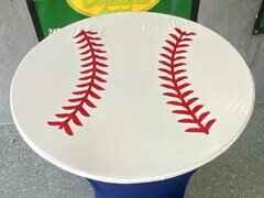 (Baseball) High Top Table TOPPER ONLY