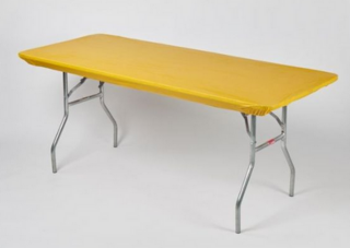 Kwik cover 6FOOT Rectangle table - YELLOW
