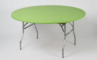 Kwik cover 60inch round table - LIME GREEN