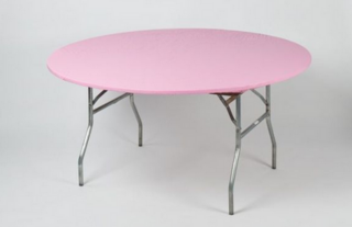 Kwik cover 60inch round table - PINK