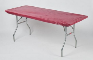 Kwik cover 6FOOT Rectangle table - BURGUNDY