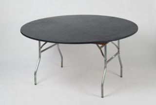 Kwik cover 60inch round table - BLACK