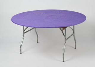 Kwik cover 60inch round table - PURPLE