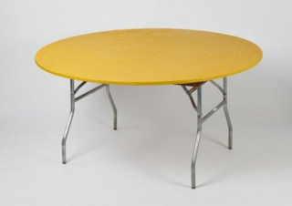 Kwik cover 60inch round table - YELLOW