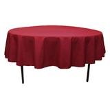 Burgundy 90 Inch Round Table Linen