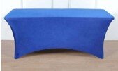 8 ft Spandex Table Cover (Royal Blue)