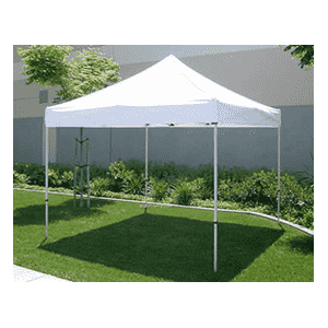 10ft x 10ft (100 sq ft) Commercial Strength Pop Up Tent Set Up On Any Surface 