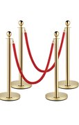 Stanchions sets comes with 4 poles and 2 ropes